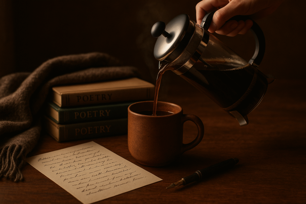 French Press Aficionado, French Press, coffee, coffee says, jannes punita, brew coffee