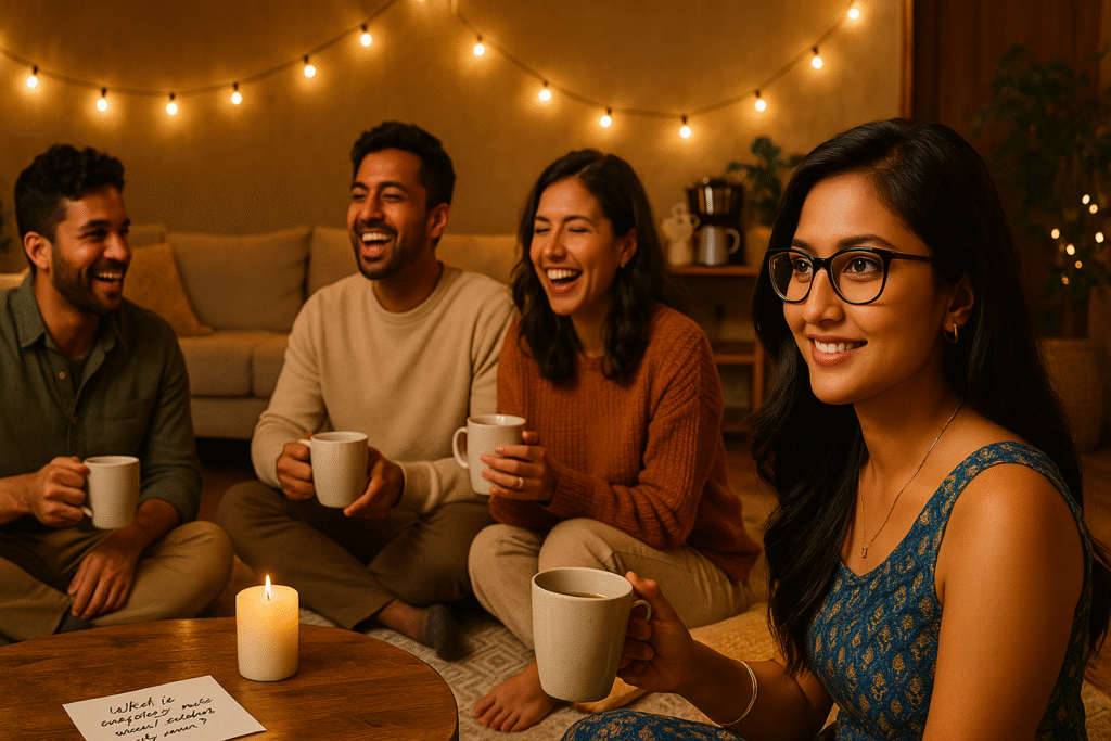 Coffee Sip, coffee, coffee at home, how to host sip and spill night, coffee gathering ideas, at-home friend night, CoffeePreneur lifestyle, community building through coffee, intentional friendship rituals, coffee and conversation party