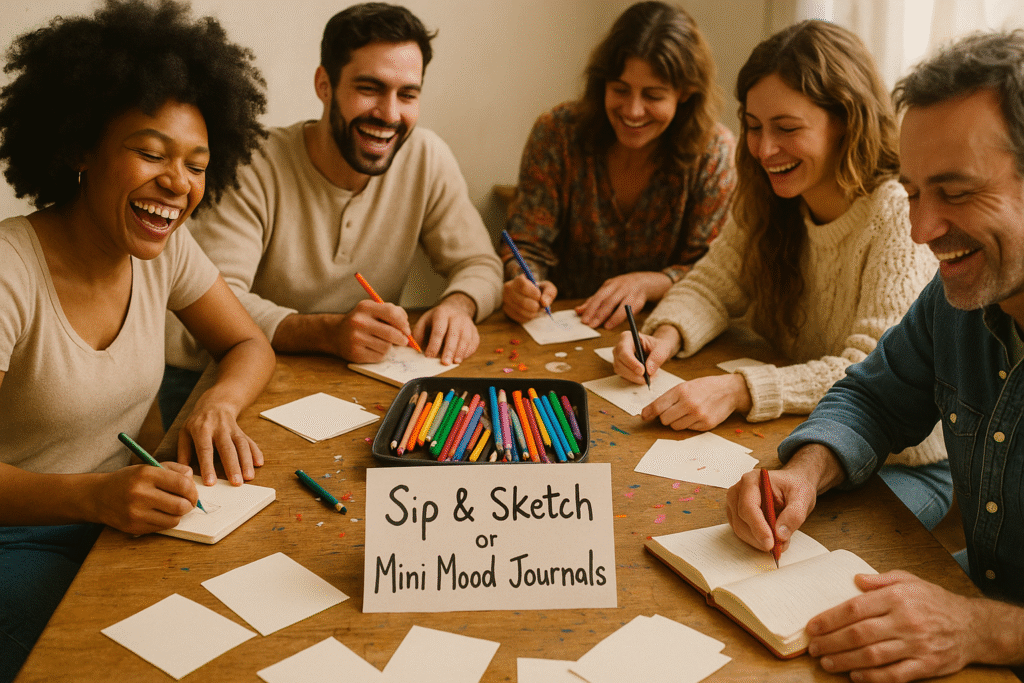 Coffee Sip, coffee, coffee at home, how to host sip and spill night, coffee gathering ideas, at-home friend night, CoffeePreneur lifestyle, community building through coffee, intentional friendship rituals, coffee and conversation party