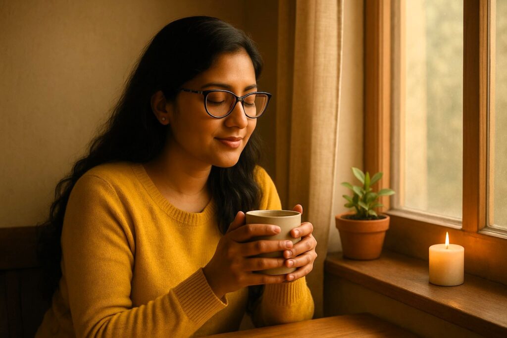 drinking coffee alone, morning coffee, coffee culture, coffee, mindful coffee moments, lifestyle coffee blog, cozy solo rituals, daily silence benefits, self-care coffee practice, quiet morning habits, coffee moments