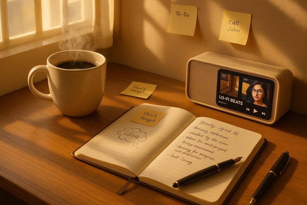 coffee and creativity, creative flow with coffee, morning coffee, coffee ritual, how coffee boosts creativity, coffee and daily inspiration, Jannes Punita blog, lifestyle coffee culture