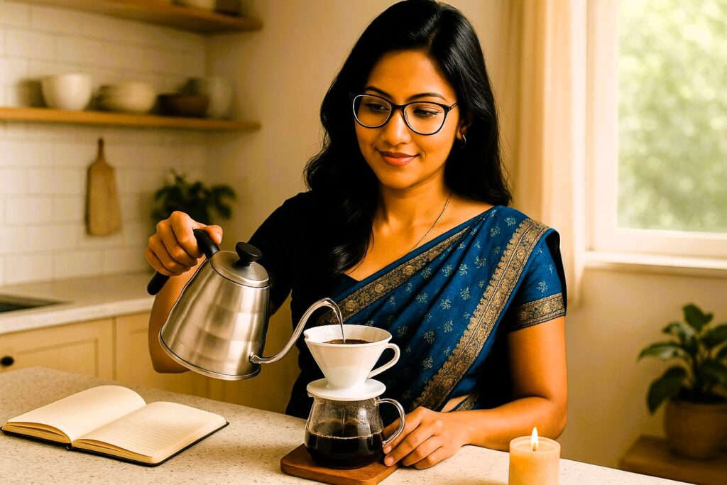 coffee and journaling, jannes punita, french presss, coffee brewing, caffeine, coffee, morning coffee, lifestyle coffee blog, journaling ritual, coffee and journaling benefits, mindful morning, journaling with coffee, daily journaling, morning motivation