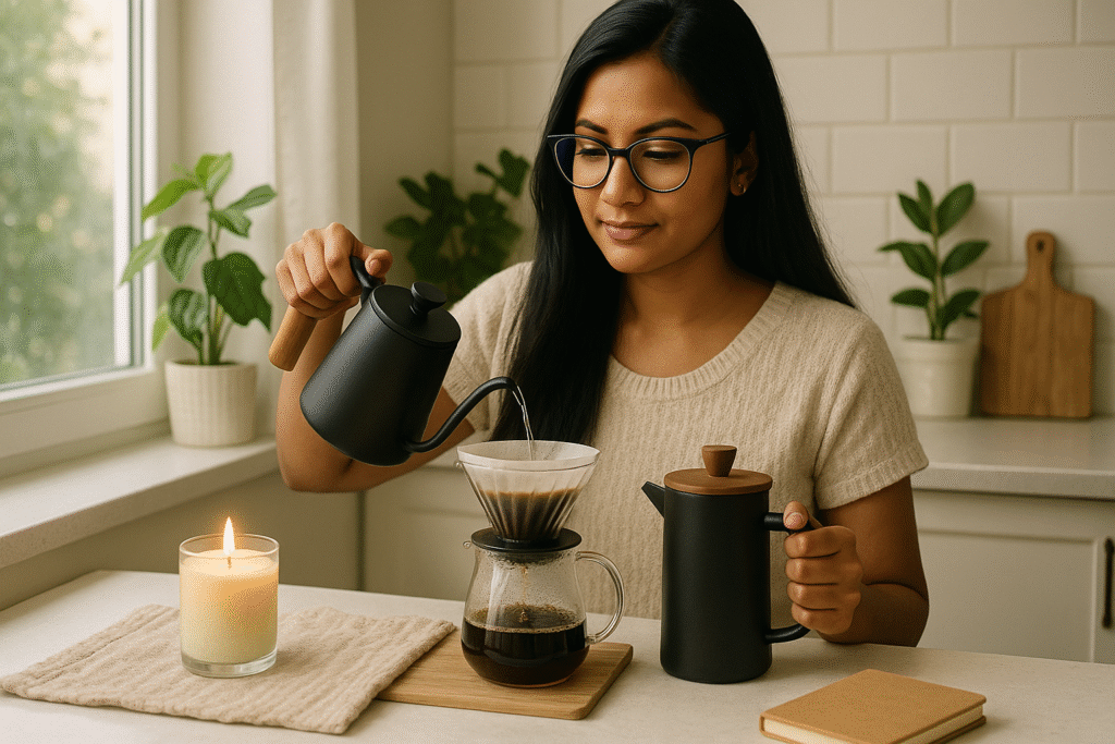 coffee ritual, jannes punita, morning coffee, coffee lifestyle, coffee, DIY Coffee routine, caffeinated, brew coffee, building a coffee ritual, lifestyle coffee blog, morning self-care,