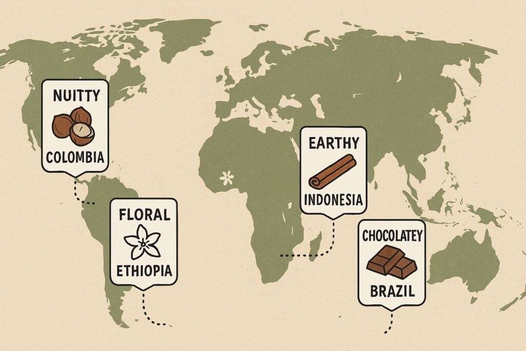 coffee climate connection, coffee flavor, coffee, environmental impact on coffee, how climate shapes coffee taste, coffee origin terroir, lifestyle coffee blog