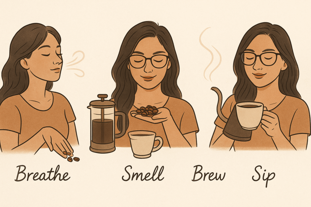 coffee ritual, jannes punita, coffee ritual vs routine, coffee, coffee culture, coffee lifestyle, intentional coffee brewing,  daily coffee inspiration