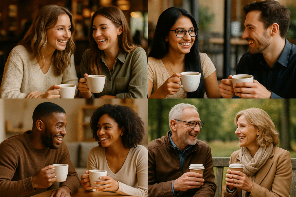 sharing coffee, coffee, coffee lifestyle, espresso, coffee and friendship, sharing coffee moments, building relationships with coffee, coffee rituals, lifestyle coffee culture, Jannes Punita blog, coffee connection stories