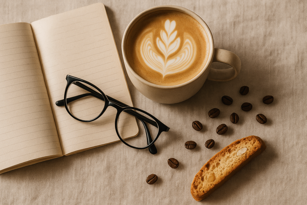 coffee flatlays, coffee flatlay tips, how to style coffee flatlays, coffee photography ideas, aesthetic coffee flatlay, lifestyle coffee styling, coffee content creation, Jannes Punita blog