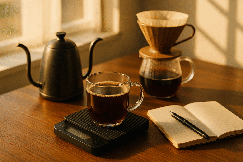 manual brewing, daily coffee, brew coffee, daily coffee hacks, barista, barista advice, coffee culture, coffee rituals, coffee lifestyle, coffee love, pour-over tips, Jannes Punita blog, temperature control