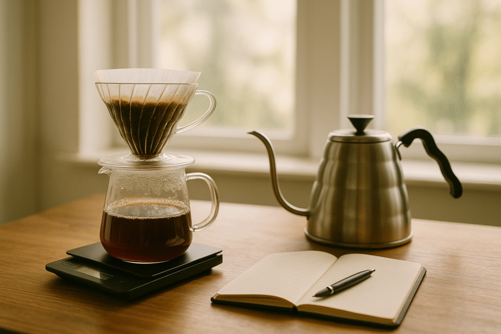 manual brewing, daily coffee, brew coffee, daily coffee hacks, barista, barista advice, coffee culture, coffee rituals, coffee lifestyle, coffee love, pour-over tips, Jannes Punita blog, temperature control