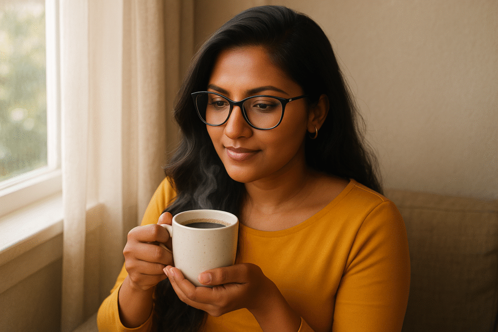 sad coffee moment, morning coffee, daily coffee, coffee moment, coffee culture, coffee rituals, coffee lifestyle, coffee love, brew coffee, emotional ritual, self-care, Jannes Punita blog, daily comfort, coping routine