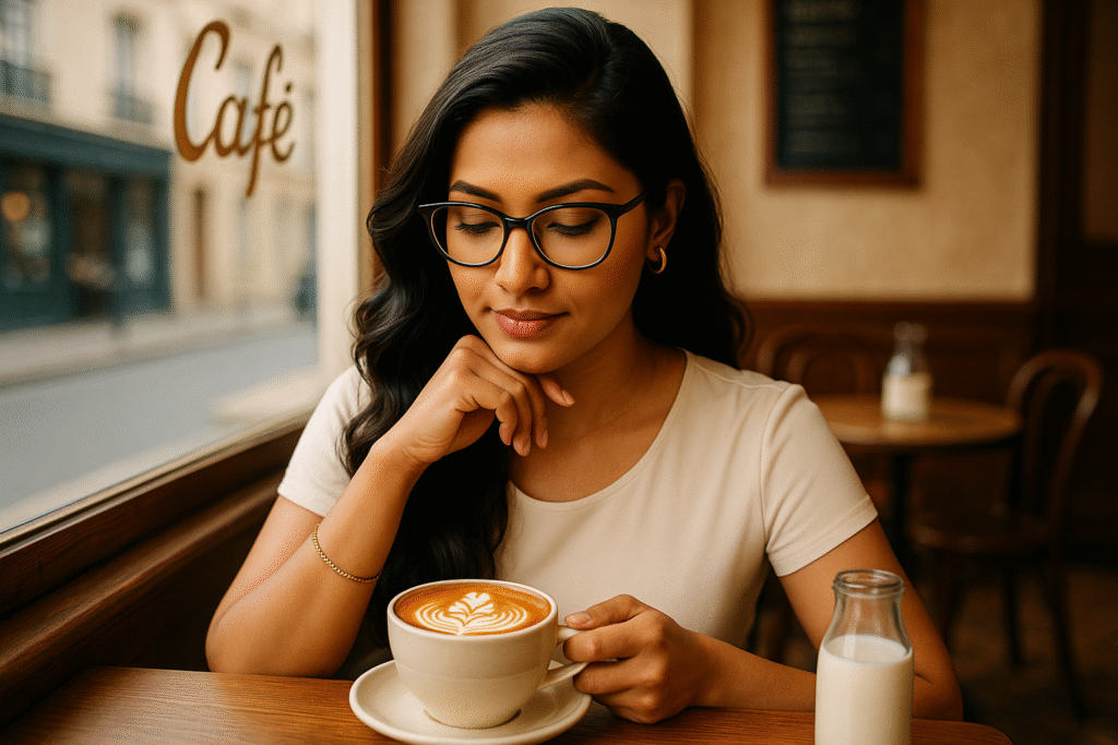 Coffee and Milk, latte art, coffee culture, brew coffee, milk coffee, milk science, coffee rituals, coffee lifestyle, coffee love, French café tradition, Jannes Punita blog, morning pairing, cafe culture