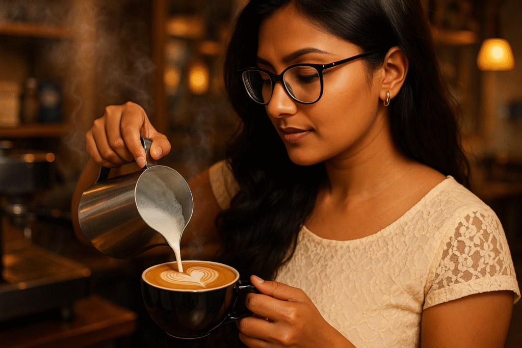 Coffee and Milk, latte art, coffee culture, brew coffee, milk coffee, milk science, coffee rituals, coffee lifestyle, coffee love, French café tradition, Jannes Punita blog, morning pairing, cafe culture