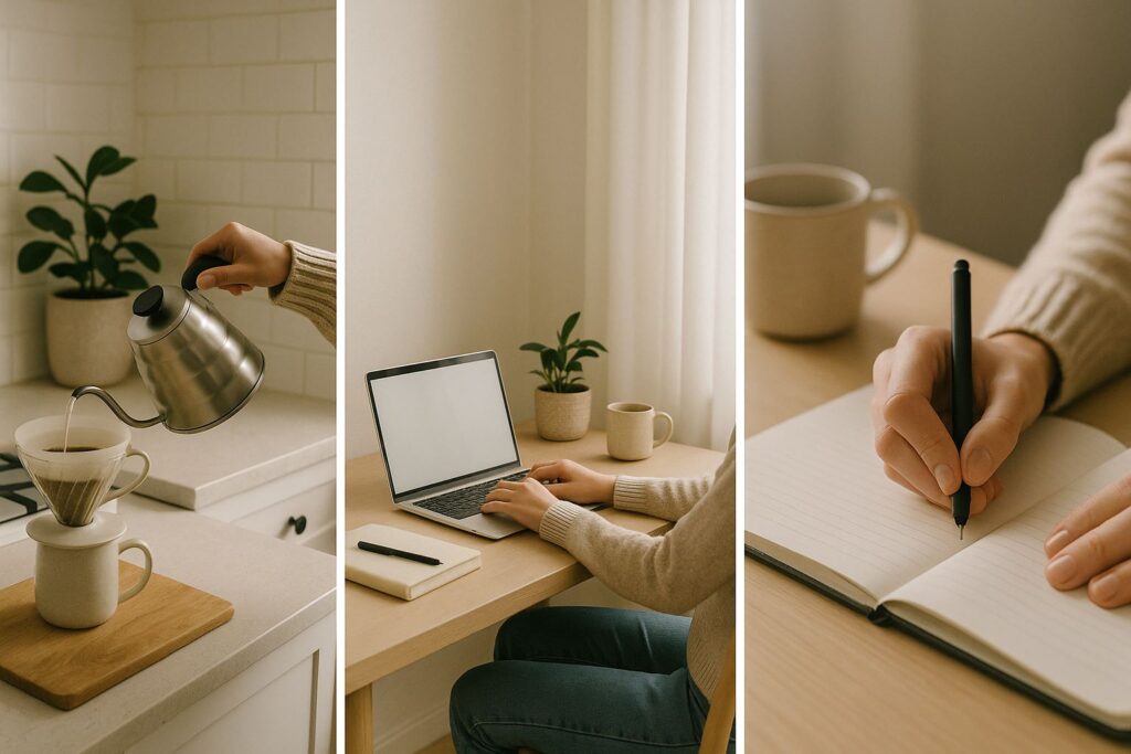 coffee and creativity, creative flow with coffee, morning coffee, coffee ritual, how coffee boosts creativity, coffee and daily inspiration, Jannes Punita blog, lifestyle coffee culture