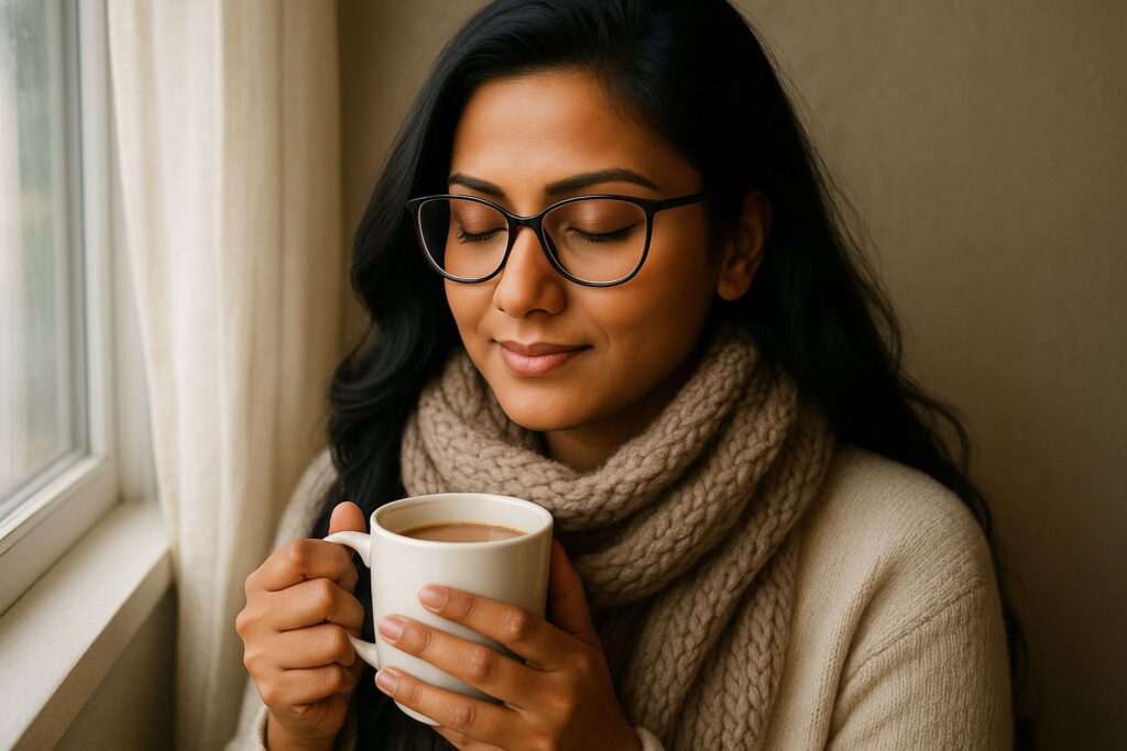 sad coffee moment, morning coffee, daily coffee, coffee moment, coffee culture, coffee rituals, coffee lifestyle, coffee love, brew coffee, emotional ritual, self-care, Jannes Punita blog, daily comfort, coping routine