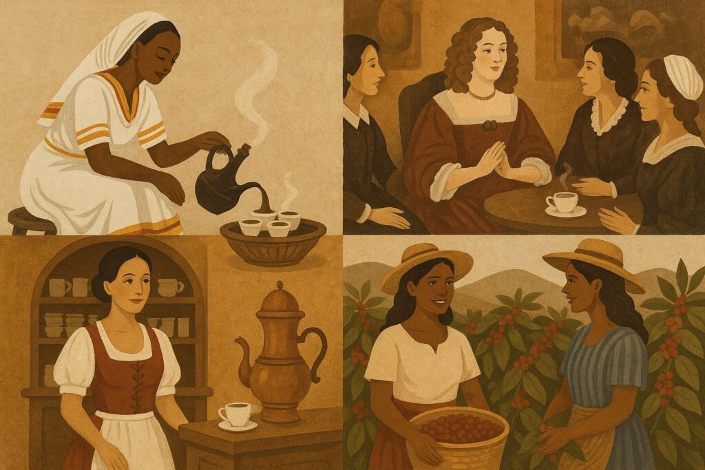 women in coffee, coffee stories, female coffee pioneers, women and coffee culture, untold coffee history, coffee lifestyle blog, Jannes Punita blog, coffee industry women