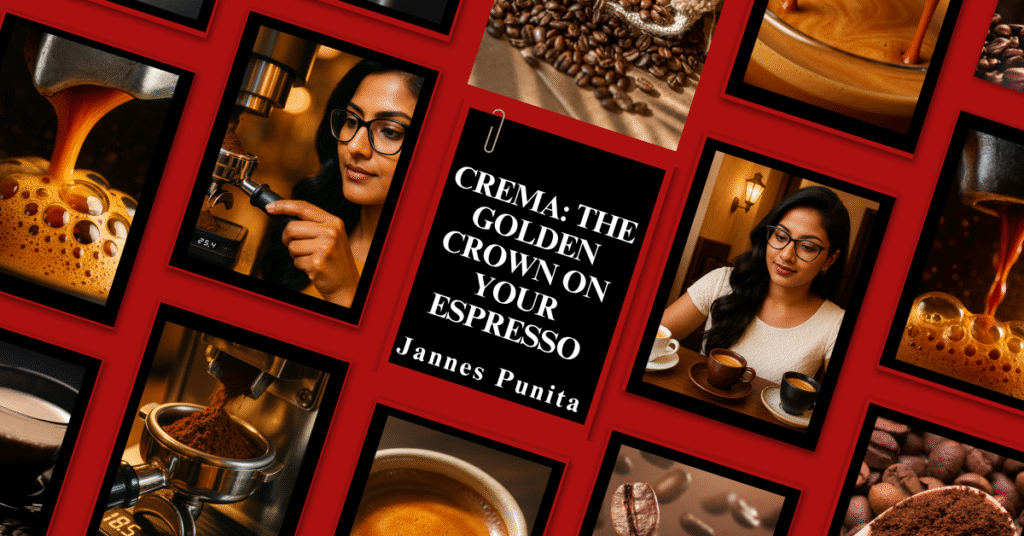 crema, espresso crema, brew coffee, coffee culture, coffee rituals, coffee lifestyle, coffee love, coffee foam, Jannes Punita blog, daily coffee ritual, crema science