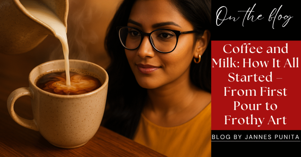 Coffee and Milk, latte art, coffee culture, brew coffee, milk coffee, milk science, coffee rituals, coffee lifestyle, coffee love, French café tradition, Jannes Punita blog, morning pairing, cafe culture
