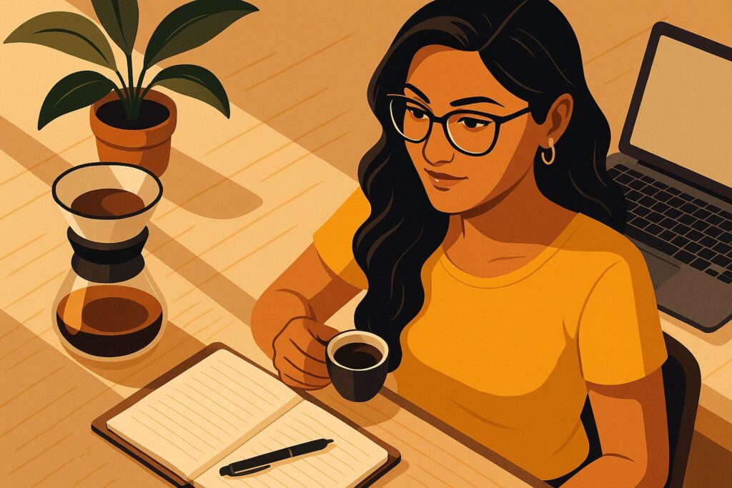 Brew‑Inspired Time, coffee time, daily coffee, coffee culture, coffee rituals, coffee lifestyle, brew coffee, productivity hacks, daily routine, mindful scheduling, Jannes Punita blog, time management, emotional workflow