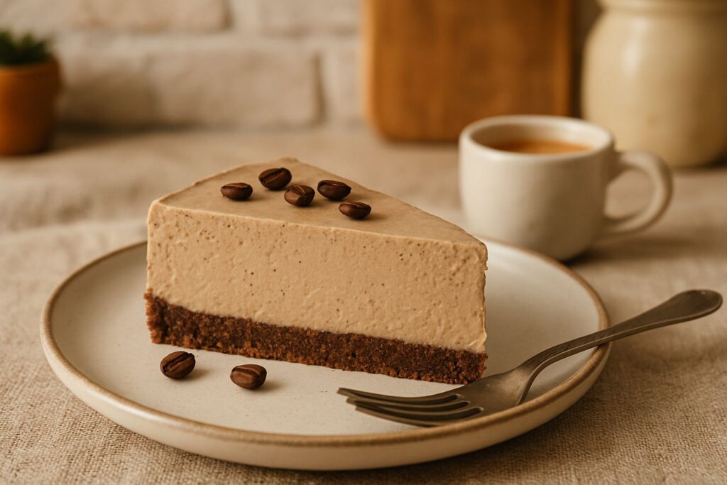 Coffee Cheesecake, cheesecake recipe, no-bake dessert, coffee recipe, coffee culture, coffee rituals, coffee lifestyle, coffee love, brew coffee, Jannes Punita blog, quick dessert hacks, espresso crust, easy coffee recipes