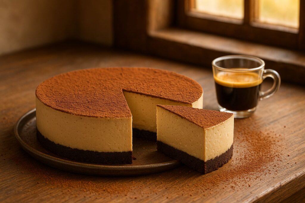 Coffee Cheesecake, cheesecake recipe, no-bake dessert, coffee recipe, coffee culture, coffee rituals, coffee lifestyle, coffee love, brew coffee, Jannes Punita blog, quick dessert hacks, espresso crust, easy coffee recipes
