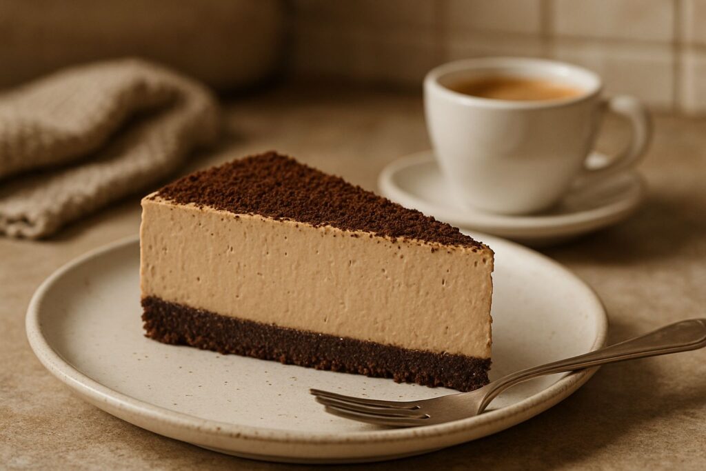 Coffee Cheesecake, cheesecake recipe, no-bake dessert, coffee recipe, coffee culture, coffee rituals, coffee lifestyle, coffee love, brew coffee, Jannes Punita blog, quick dessert hacks, espresso crust, easy coffee recipes