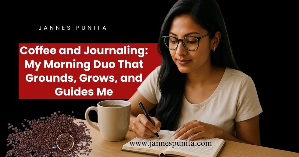 coffee and journaling, jannes punita, caffeine, coffee, morning coffee, lifestyle coffee blog, journaling ritual, coffee and journaling benefits, mindful morning, journaling with coffee, daily journaling, morning motivation