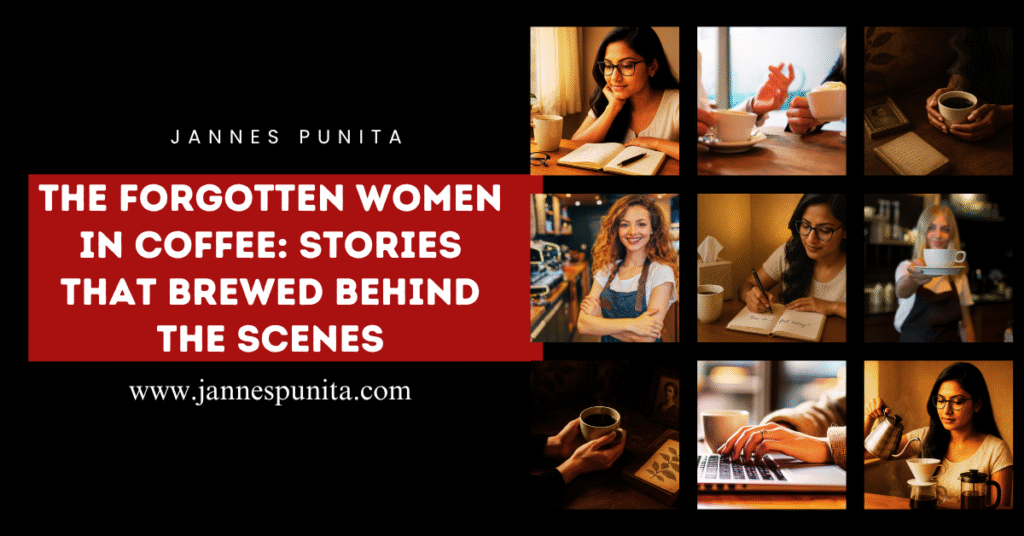 women in coffee, coffee stories, female coffee pioneers, women and coffee culture, untold coffee history, coffee lifestyle blog, Jannes Punita blog, coffee industry women
