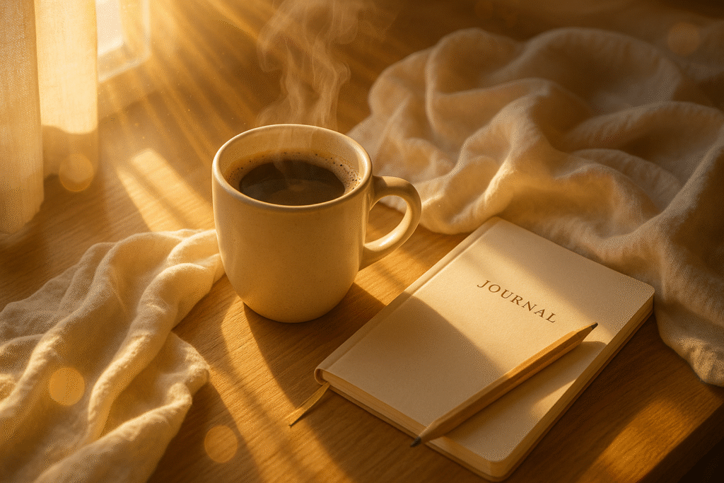 coffee and lighting, coffee rituals, coffee lifestyle, mood lighting for coffee, how light changes coffee mood, cozy coffee photography, Jannes Punita blog, coffee culture aesthetics