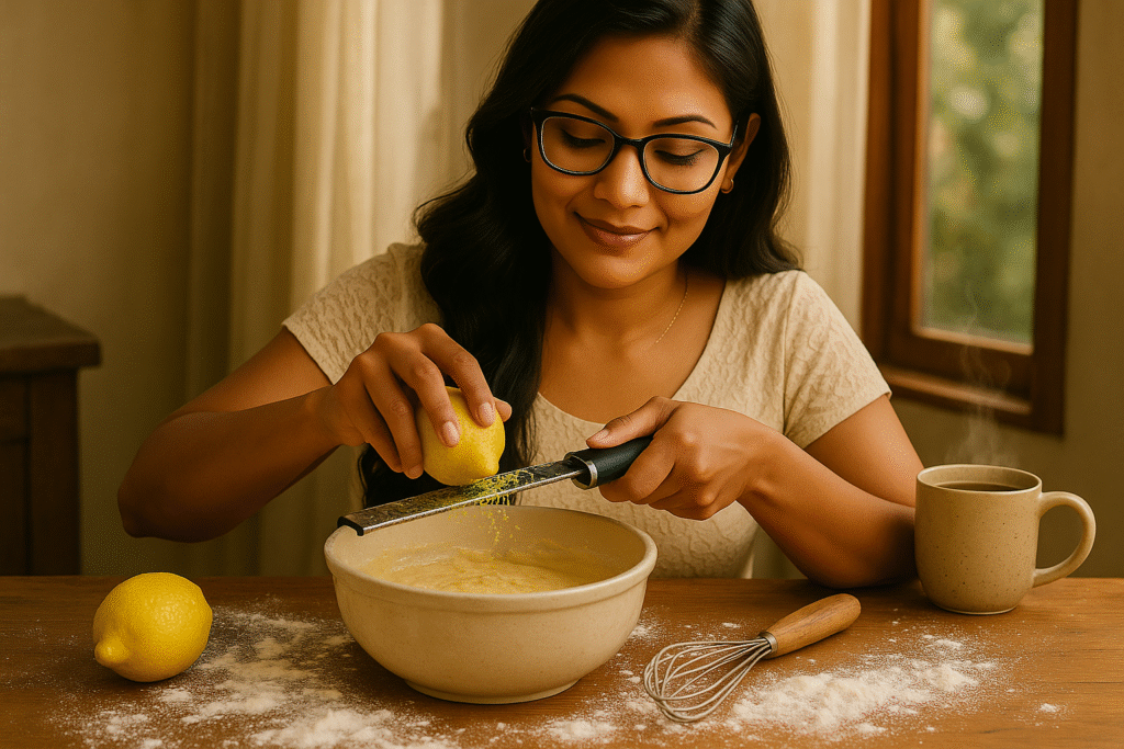 zesty lemon cake recipe, coffee and cake, Jannes Punita blog, coffee culture, coffee rituals, coffee lifestyle, homemade lemon cake, lemon cake for coffee, easy lemon cake recipe, lemon dessert, baking at home, coffee and cake pairing