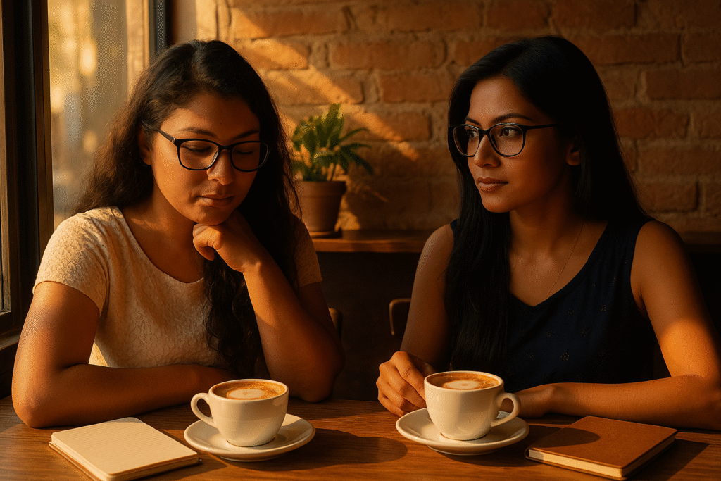coffee hours, happy hours, Jannes Punita blog, coffee culture, coffee lifestyle, coffee rituals, coffee hours vs. happy hours, modern social rituals, mindful drinking, happy hour alternatives, slow living, introvert-friendly hangouts, lifestyle shift