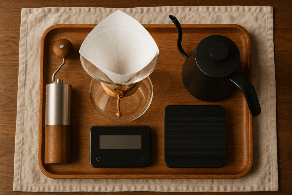 Chemex Coffeemaker, coffee culture, coffee rituals, coffee lifestyle, pour-over coffee, Chemex brewing guide, Jannes Punita blog, morning coffee ritual, aesthetic coffee, viral coffee method, slow coffee movement