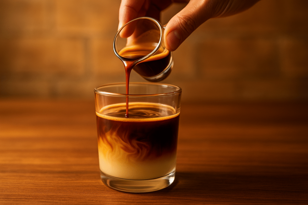 Spanish Latte, coffee culture, coffee rituals, coffee lifestyle, homemade latte recipe, coffee latte, Jannes Punita blog, café-quality coffee, sweetened condensed milk latte, cozy coffee drink, rainy day coffee, recipe for Spanish Latte