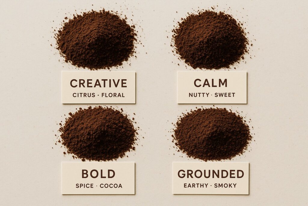 coffee beans, Jannes Punita blog, coffee culture, coffee rituals, coffee lifestyle, coffee and mood, energy-based coffee choice, emotional wellness, mindful coffee routine, coffee bean selection by vibe, weekly coffee ritual
