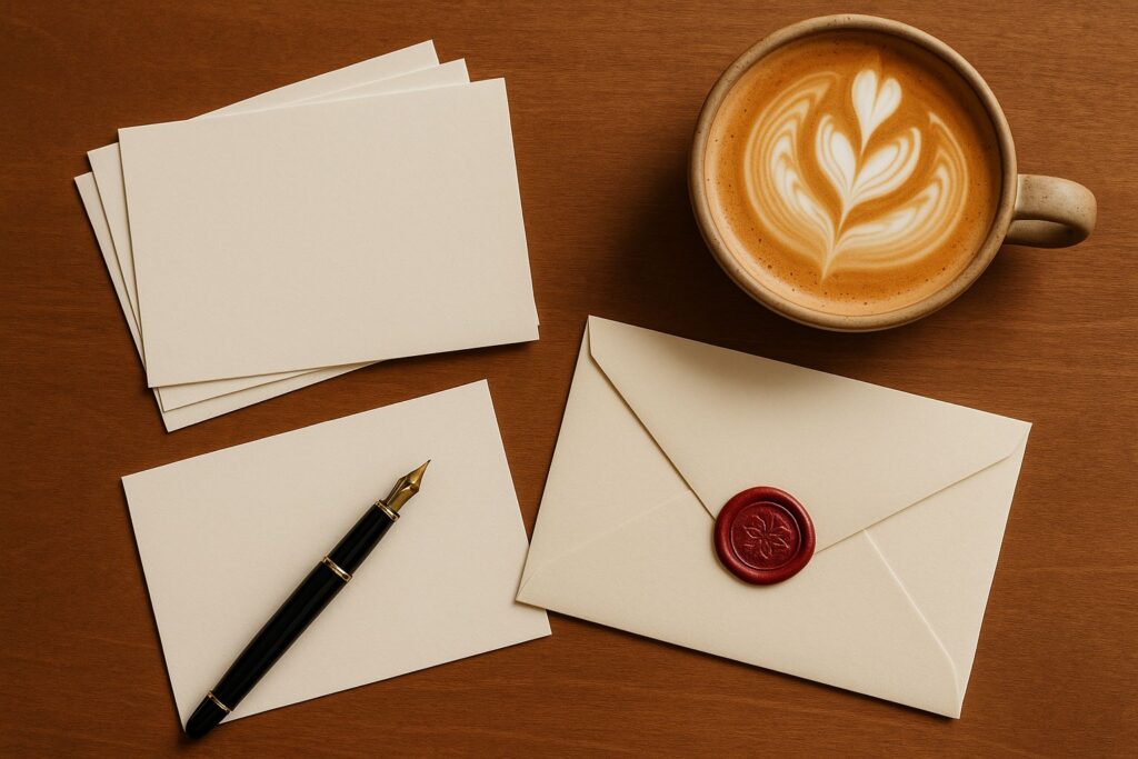 coffee letters, Jannes Punita blog, coffee culture, coffee lifestyle, coffee rituals, handwritten letters, coffee journaling, writing notes while sipping, mindful coffee habits, slow living, daily writing practice