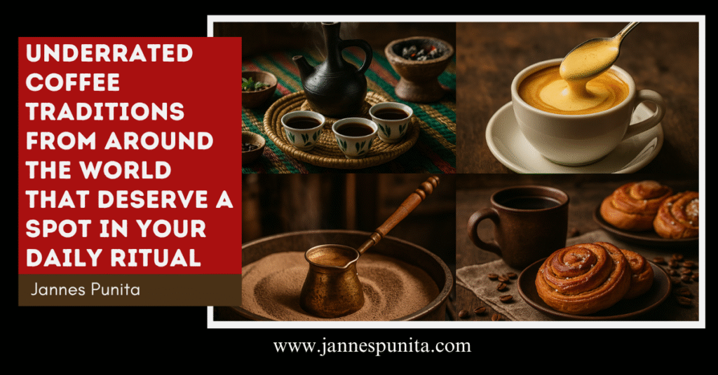 coffee traditions, coffee culture, coffee, coffee traditions around the world, unique coffee rituals, global coffee culture, try new coffee methods, coffee lifestyle blog, underrated coffee customs, coffee experiences