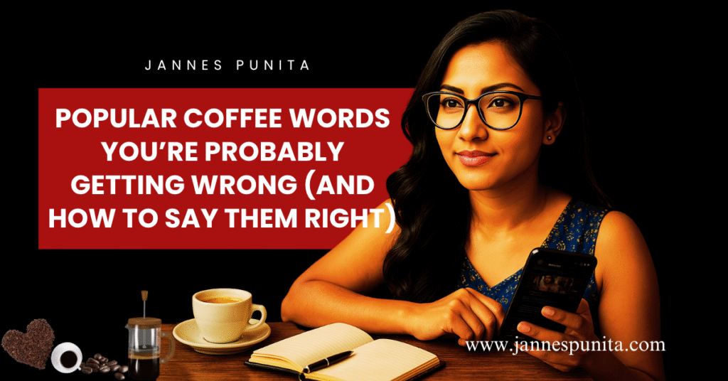 coffee words, daily coffee, espresso, coffee culture, coffee words mispronounced, Cappuccino, Latte, Mocha, Frappe, Affogato, Macchiato, Americano, dark roast coffee, cafe culture 