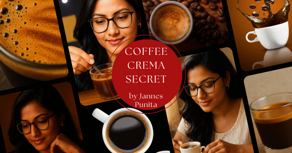 coffee crema ,crema on coffee, Jannes Punita blog, coffee culture, coffee rituals, coffee lifestyle, espresso crema meaning, golden crema on espresso, daily coffee, crema science, perfect espresso shot