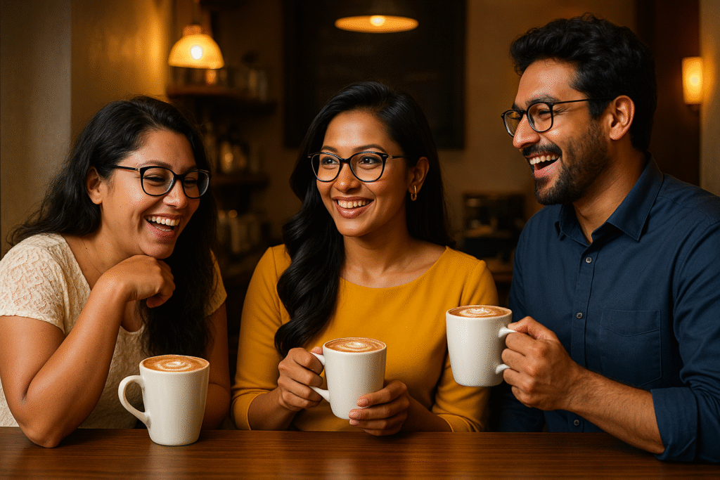 coffee in a co-working space, coffee culture, coworking space, work coffee routine, coworking caffeine, coffee rituals, coffee lifestyle, Jannes Punita blog, shared coffee breaks, productivity coffee hacks, team bonding rituals, friendly collaboration