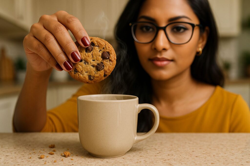 coffee cookies, home baking, brew coffee, cookie recipe, coffee culture, coffee rituals, coffee lifestyle, coffee love, baking hacks, Jannes Punita blog, daily snack, emotional baking