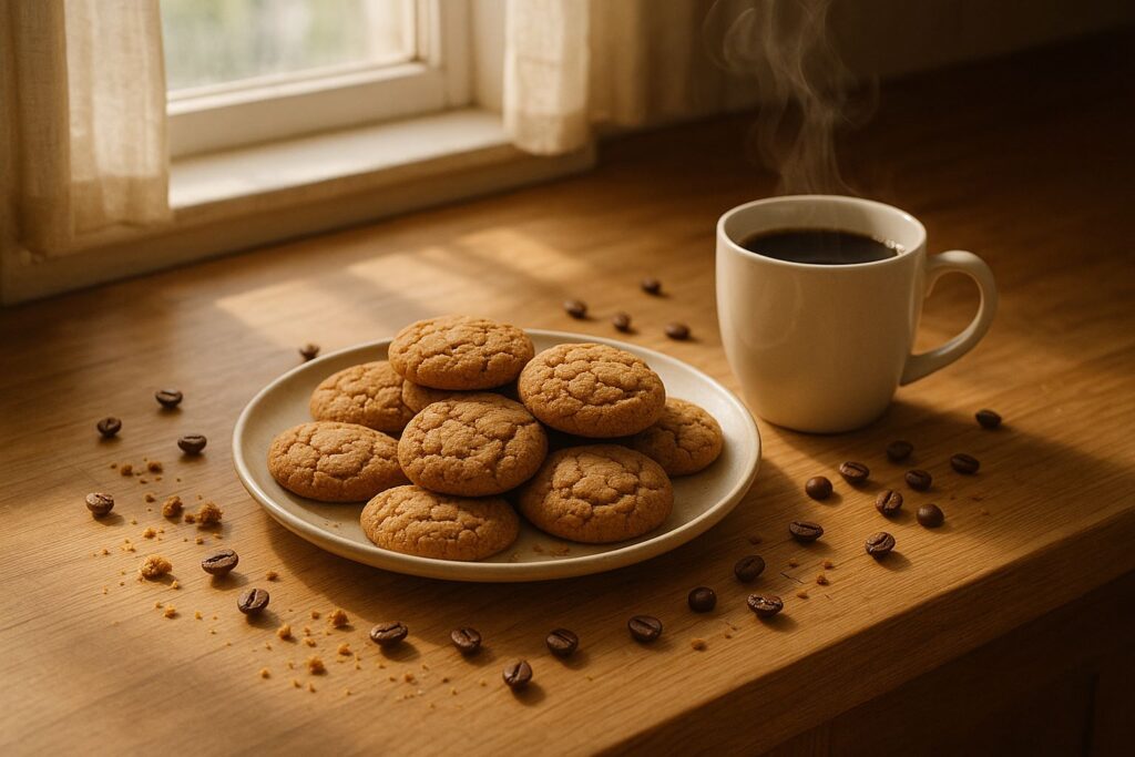 coffee cookies, home baking, brew coffee, cookie recipe, coffee culture, coffee rituals, coffee lifestyle, coffee love, baking hacks, Jannes Punita blog, daily snack, emotional baking