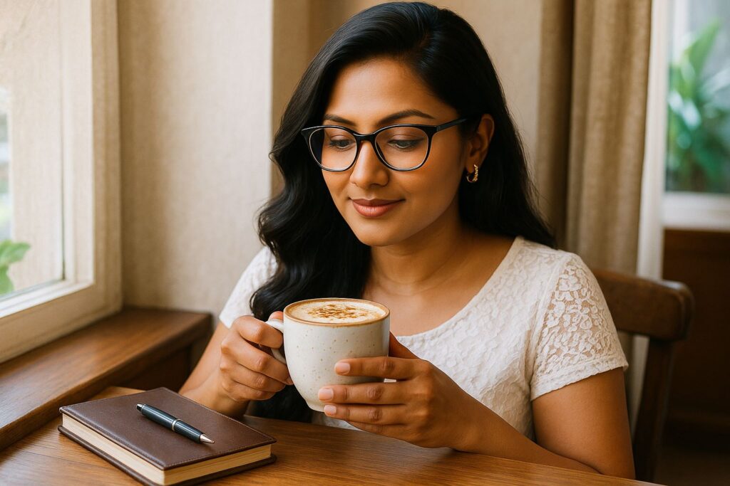 Cardamom Honey Latte, coffee recipe, cafe culture, coffee culture, coffee rituals, coffee lifestyle, Jannes Punita blog, Middle Eastern coffee, spiced latte recipe, honey latte, cardamom coffee, cozy morning ritual, homemade latte recipe