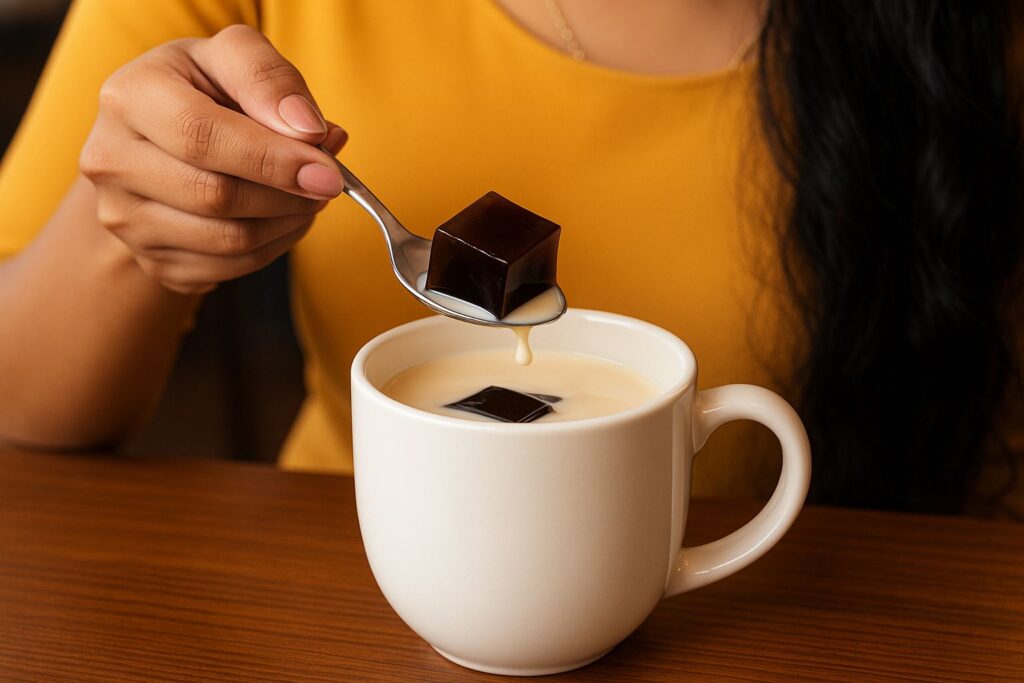 coffee jelly, coffee recipe, viral recipe, viral coffee treat, coffee jelly drink, dessert coffee recipes, diy coffee jelly, trending coffee dessert, Jannes Punita blog, coffee culture, coffee rituals, coffee lifestyle, summer coffee idea