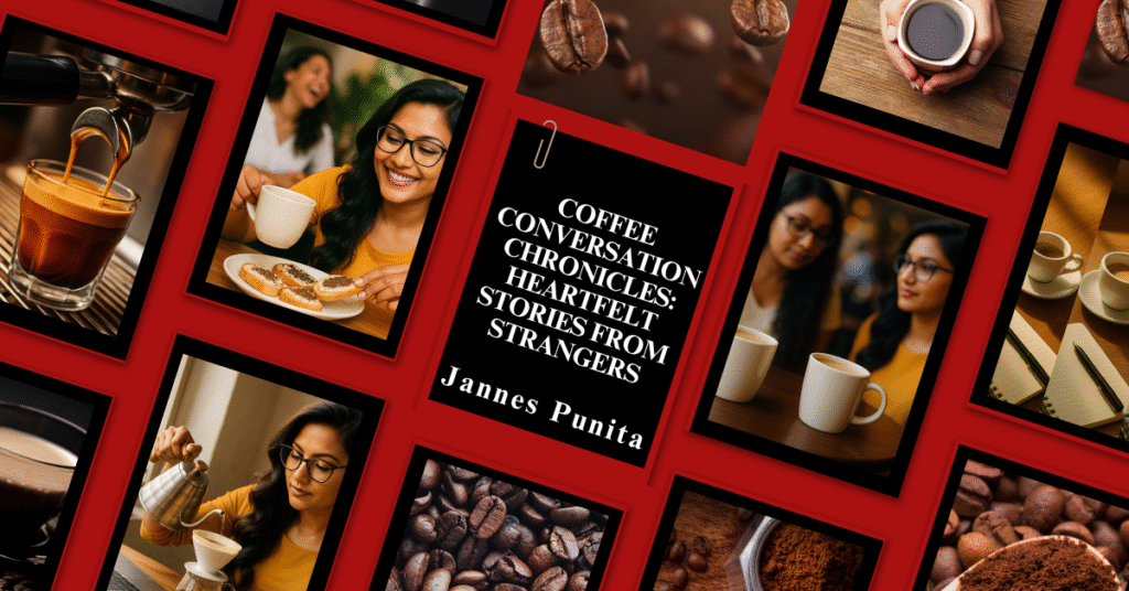 Coffee Conversation, café stories, coffee culture, coffee rituals, coffee lifestyle, coffee love, brew coffee, human connection, Jannes Punita blog, everyday inspiration, storytelling ritual